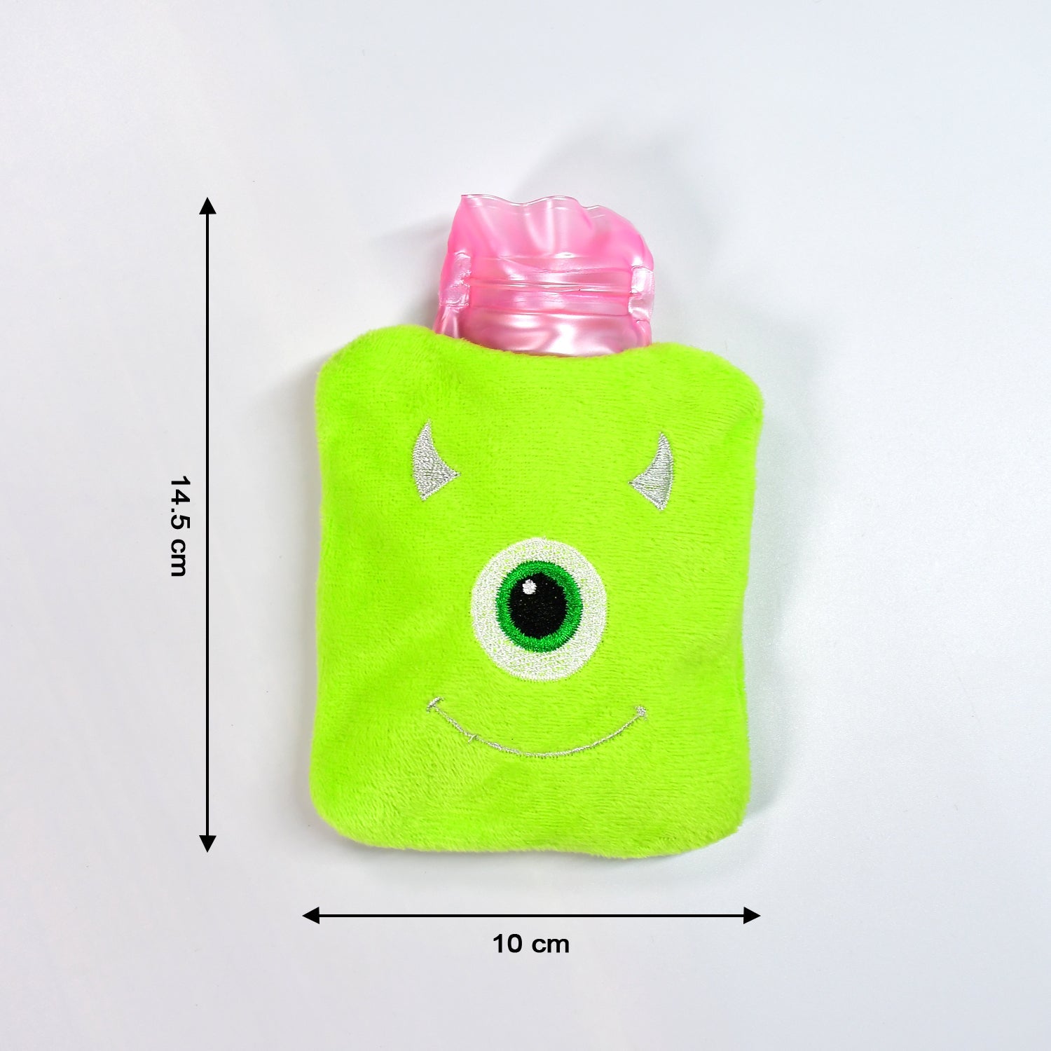 6519 Green one eye monster print small Hot Water Bag with Cover for Pain Relief, Neck, Shoulder Pain and Hand, Feet Warmer, Menstrual Cramps. DeoDap 6519 Green one eye monster print small Hot Water Bag with Cover for Pain Relief, Neck, Shoulder Pain and Hand, Feet Warmer, Menstrual Cramps. DeoDap